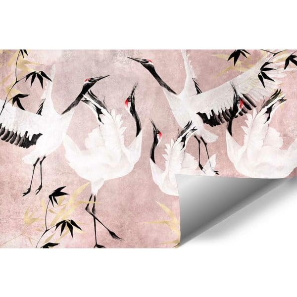 Tapeta stado żurawi