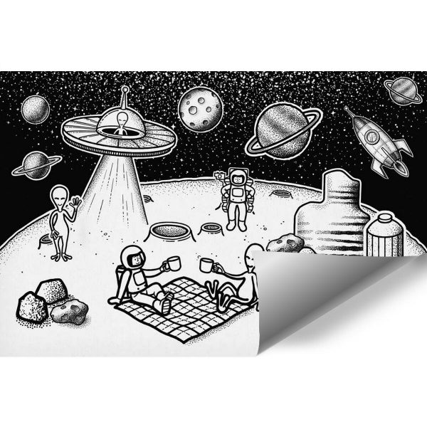 Tapeta z astronautami