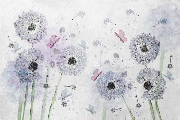 Tapeta z motywem dmuchawców