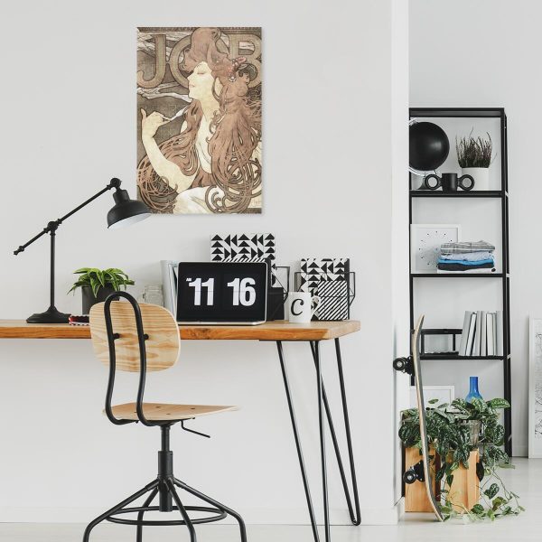 Obraz z kobietą - reklama