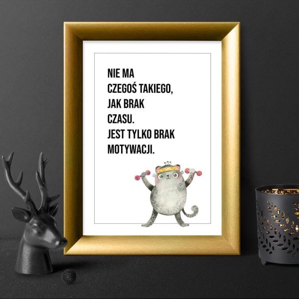 Plakat dla ćwiczących