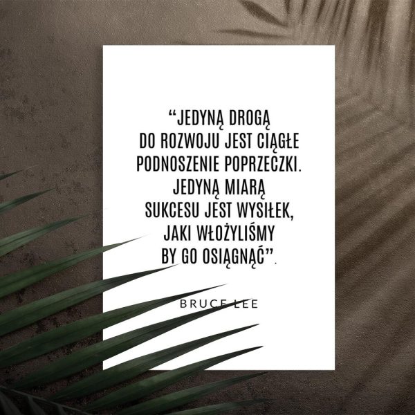 Plakat motywacyjny do pokoju