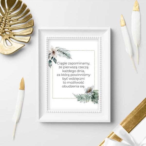 Plakat o wdzięczności