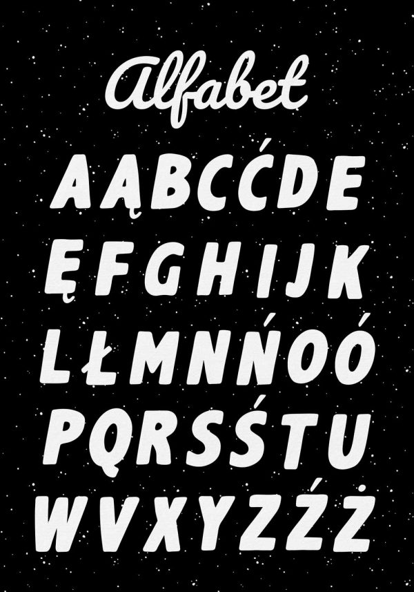 Plakat z abecadłem