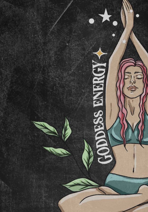 Plakat z napisem - Goddess energy