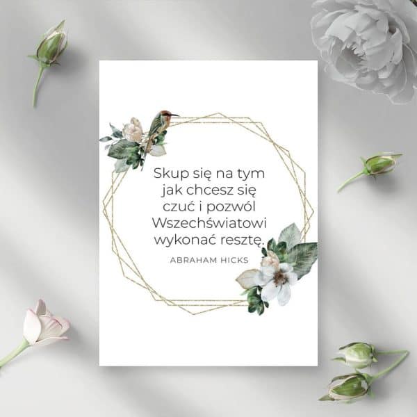 Plakat z sentencja Hicksa