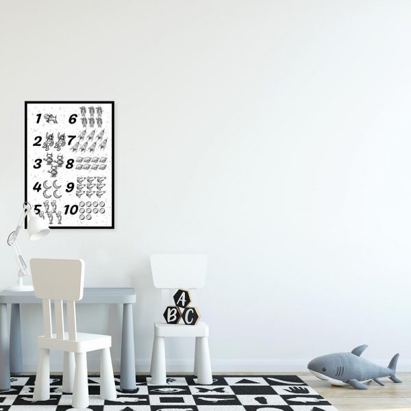 Plakaty edukacyjne dla dzieci na matematykę