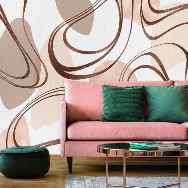 Foto-tapeta z delikatną abstrakcją