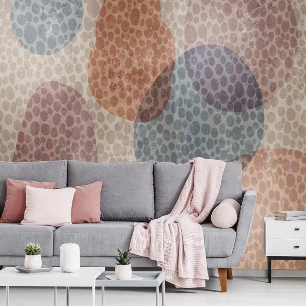 Fototapeta w kropki do przedpokoju