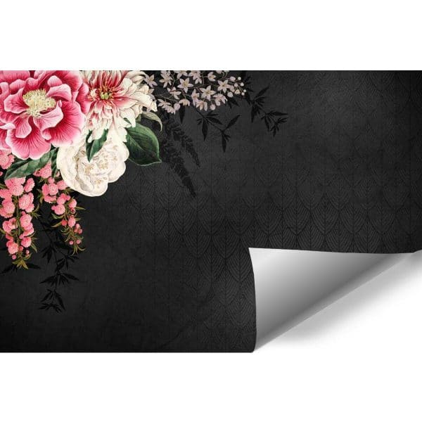 Fototapeta z motywem kwiatowym do przedpokoju