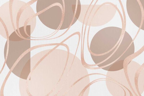 Fototapeta z motywem okręgów