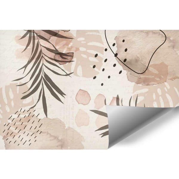 Fototapeta z motywem tropikalnych liści