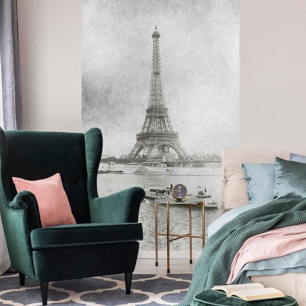 Fototapeta z Paryżem na XIX wiecznej pocztówce