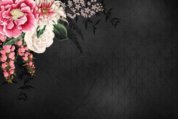 Fototapeta ze wzorem kwiatowym