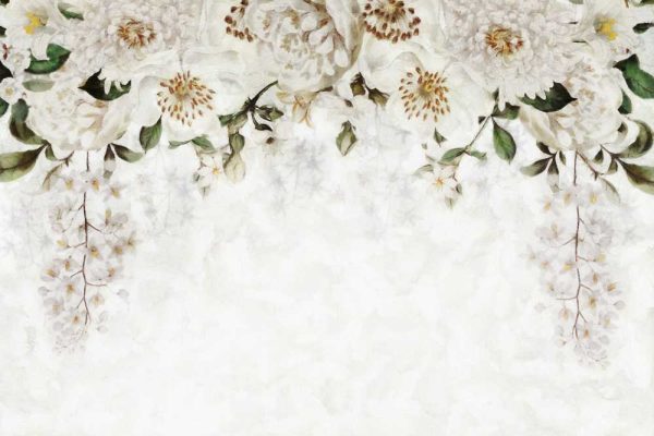 Tapeta - Kwiecista girlanda