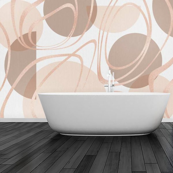 Tapeta minimalistyczna do łazienki