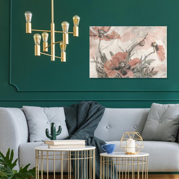 Obraz pojedynczy z motywem maków