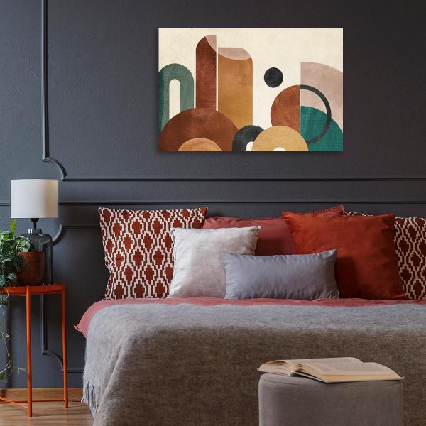 Obraz z półokręgami