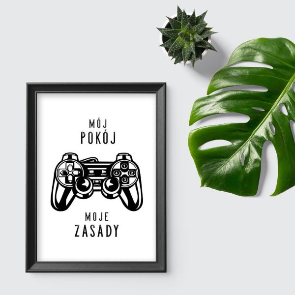 Plakat gry komputerowe