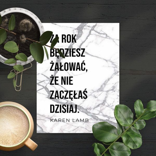 Plakat motywacyjny do pokoju