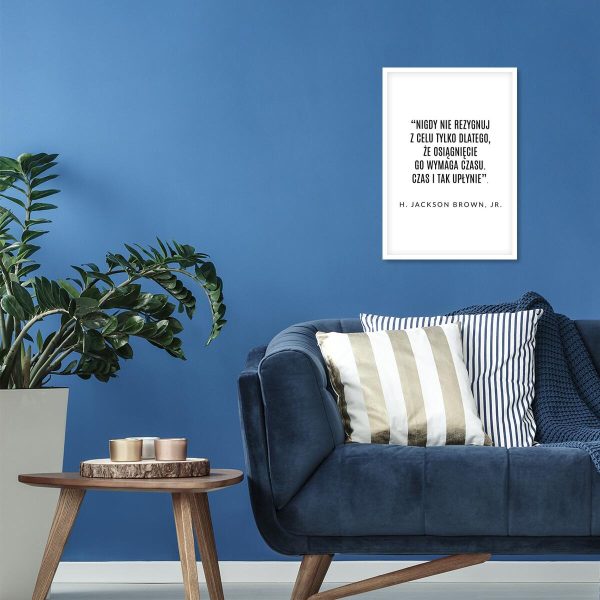Plakat motywacyjny do przedpokoju