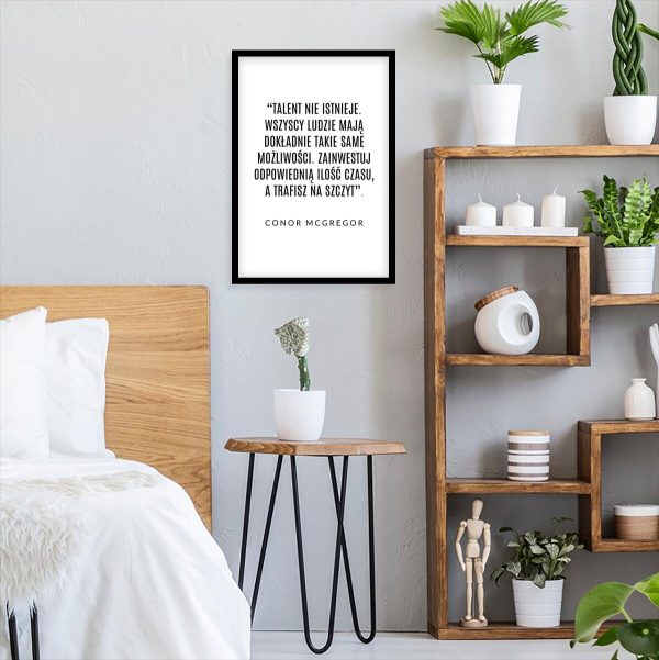 Plakat motywacyjny do sypialni - Conor McGregor