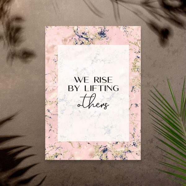 Plakat motywacyjnym napisem do pokoju