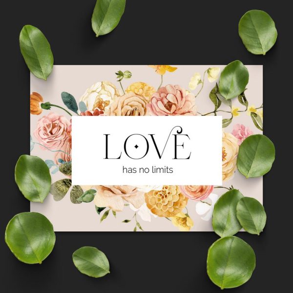 Plakat z cytatem i kwiatami do sypialni