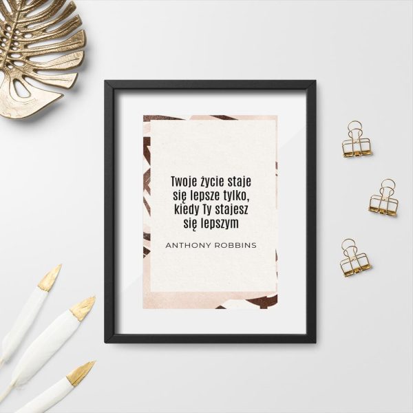 Plakat z ideą do przedpokoju