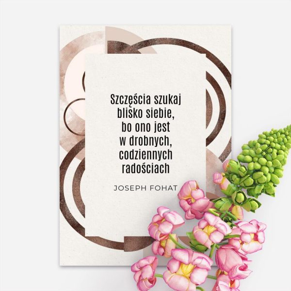 Plakat z ideą do salonu