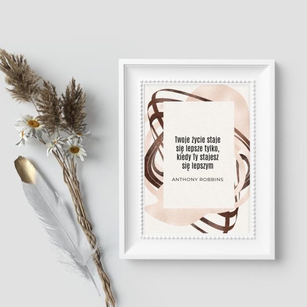 Plakat z ideą do sypialni