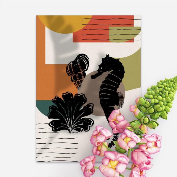 Plakat z koniem morskim