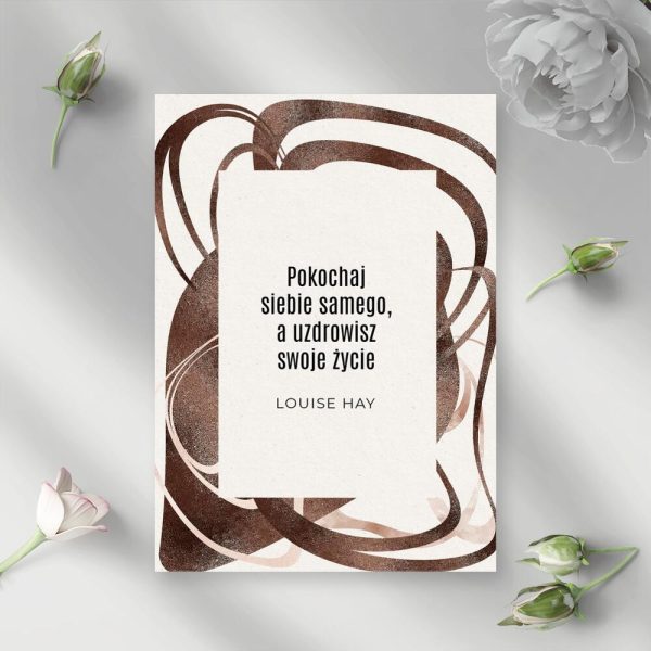 Plakat z maksymą do przedpokoju