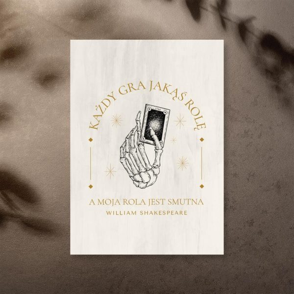 Plakat z maksymą do przedpokoju