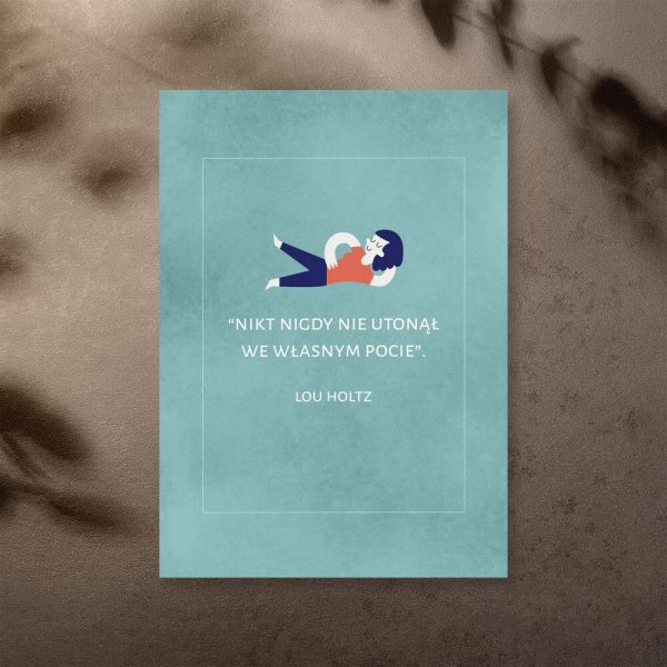 Plakat z motywacyjną sentencją do pokoju