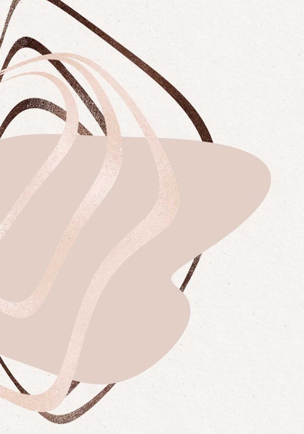 Plakat z motywem abstrakcji