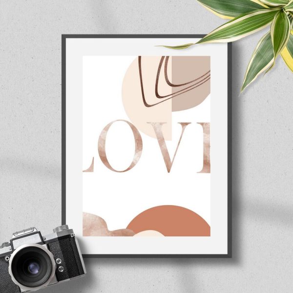 Plakat z napisem do przedpokoju