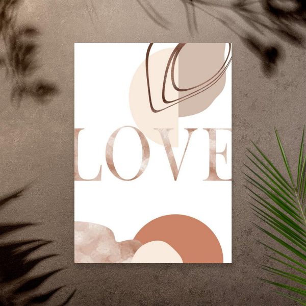 Plakat z napisem do sypialni