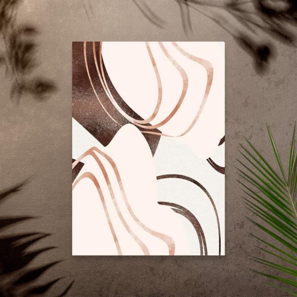 Plakat z nowoczesną abstrakcją do pokoju