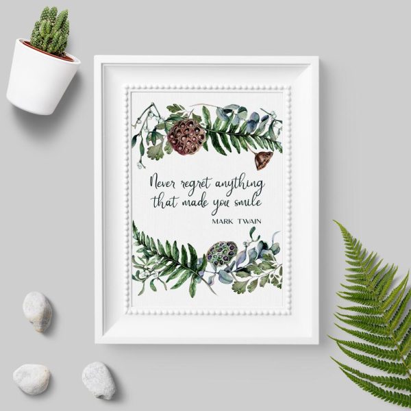 Plakat z sentencją do pokoju