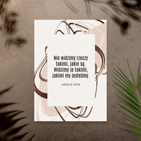 Plakat z sentencją do sypialni