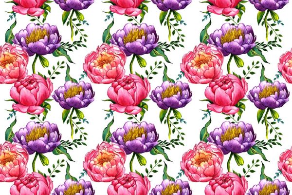 Fototapeta - Fioletowe kwiaty