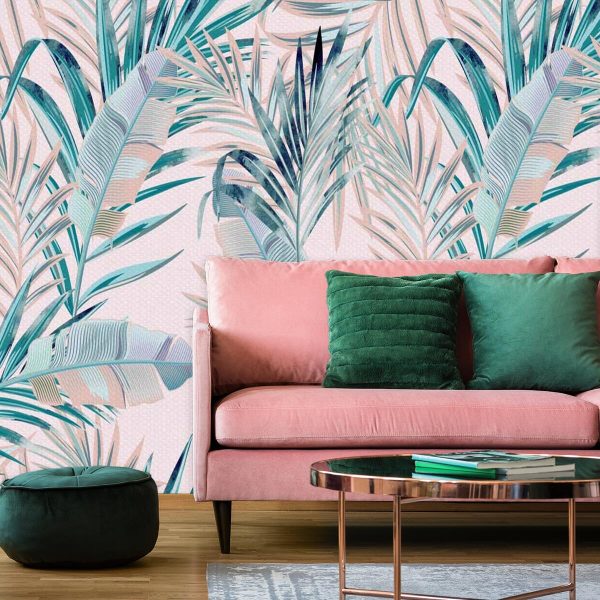 Fototapeta i pastelowe liście