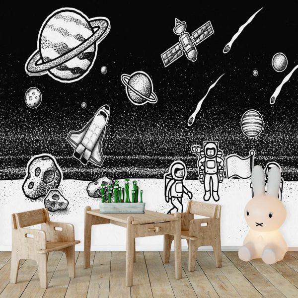 Fototapeta ludzie na obcej planecie