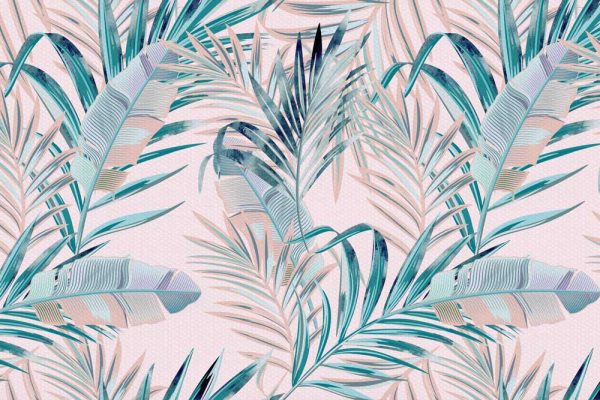 Fototapeta pastelowe liście