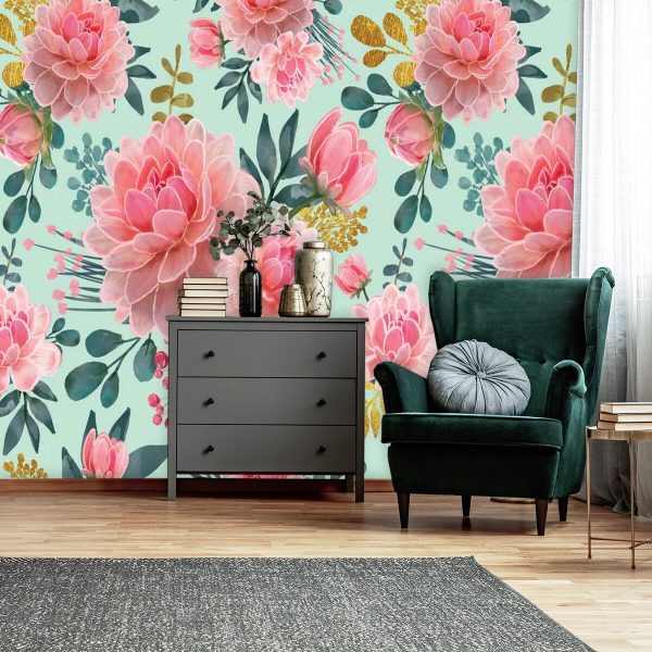 Fototapeta z kwiecistym motywem do pokoju