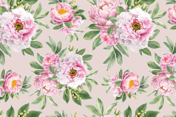 Fototapeta z peoniamii