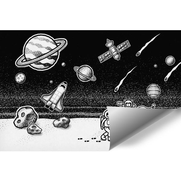 Tapeta z astronautami