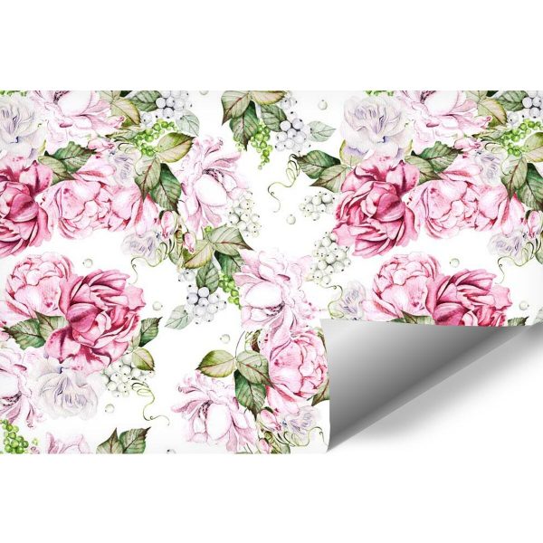 Tapeta z peoniamii do pokoju