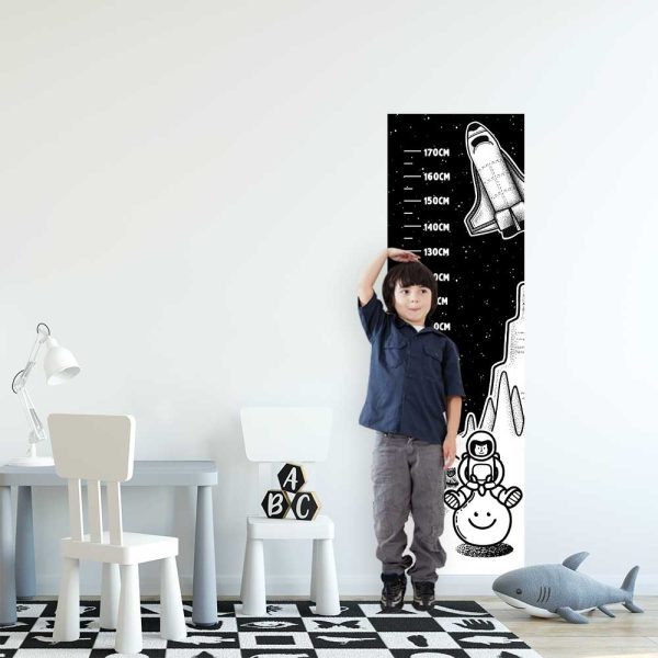 Miarka wzrostu z motywem kosmosu